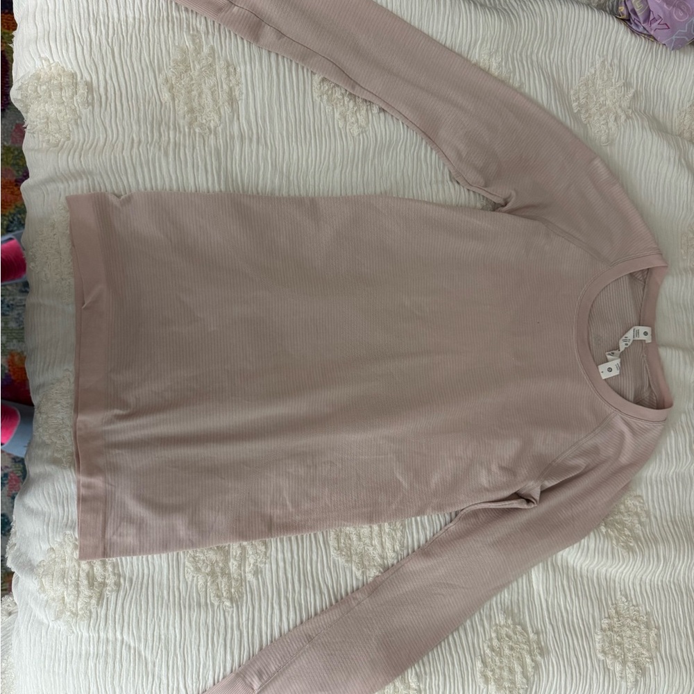 Long Sleeve Pink Top